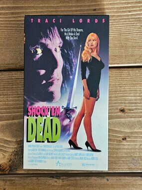 Shock 'Em Dead (1991) Traci Lords - RARE Cult Horror Classic VHS